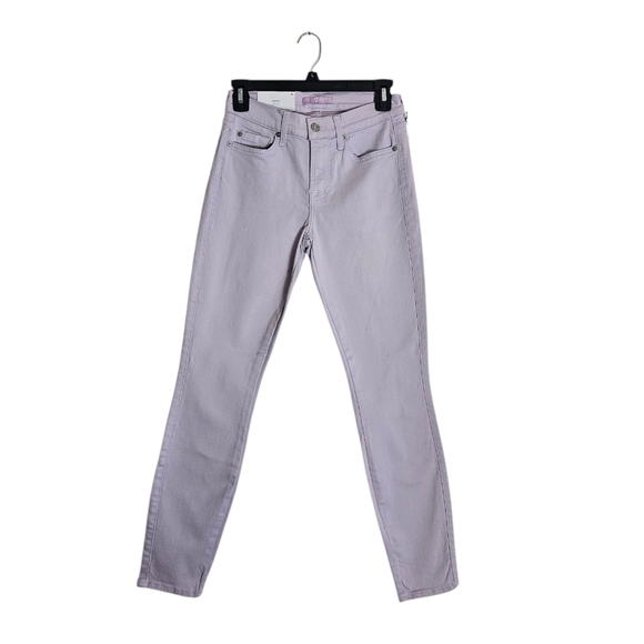 7 For All Mankind The Ankle Gwenevere Skinny Lavender Jeans 25 NWT - Picture 1 of 8